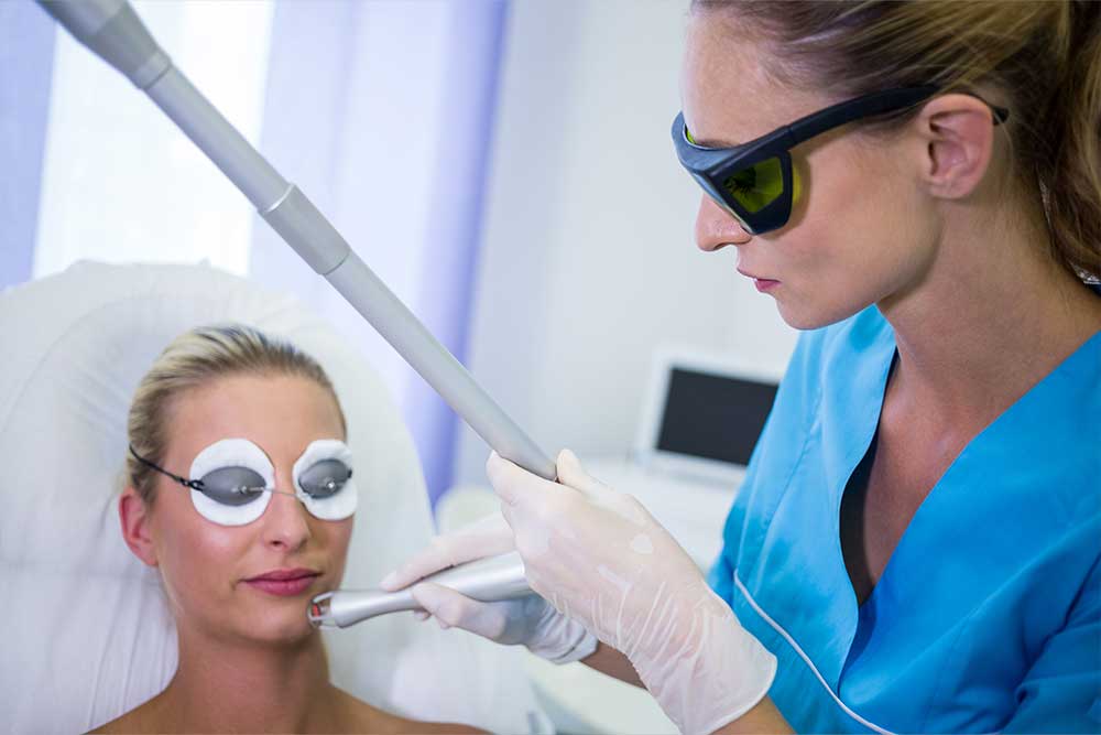 Luz pulsada y láser facial